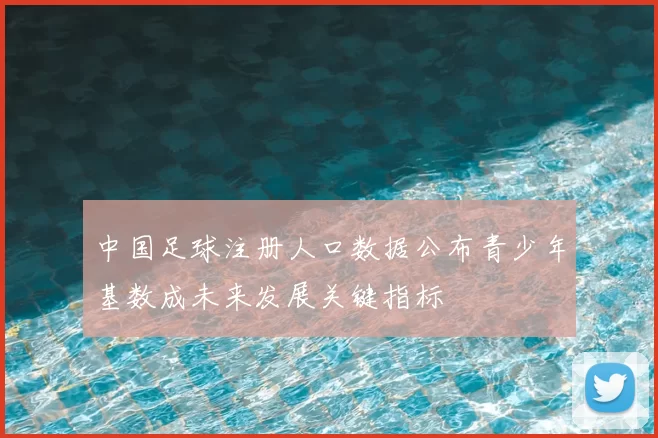 中国足球注册人口数据公布青少年基数成未来发展关键指标