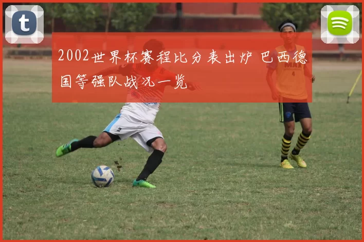 2002世界杯赛程比分表出炉 巴西德国等强队战况一览